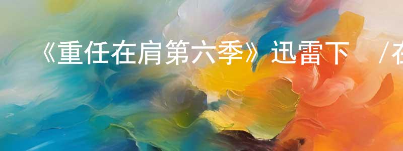 陳美滿發布《重任在肩第六季》迅雷下載/在線觀看-犯罪歷史-美劇天堂